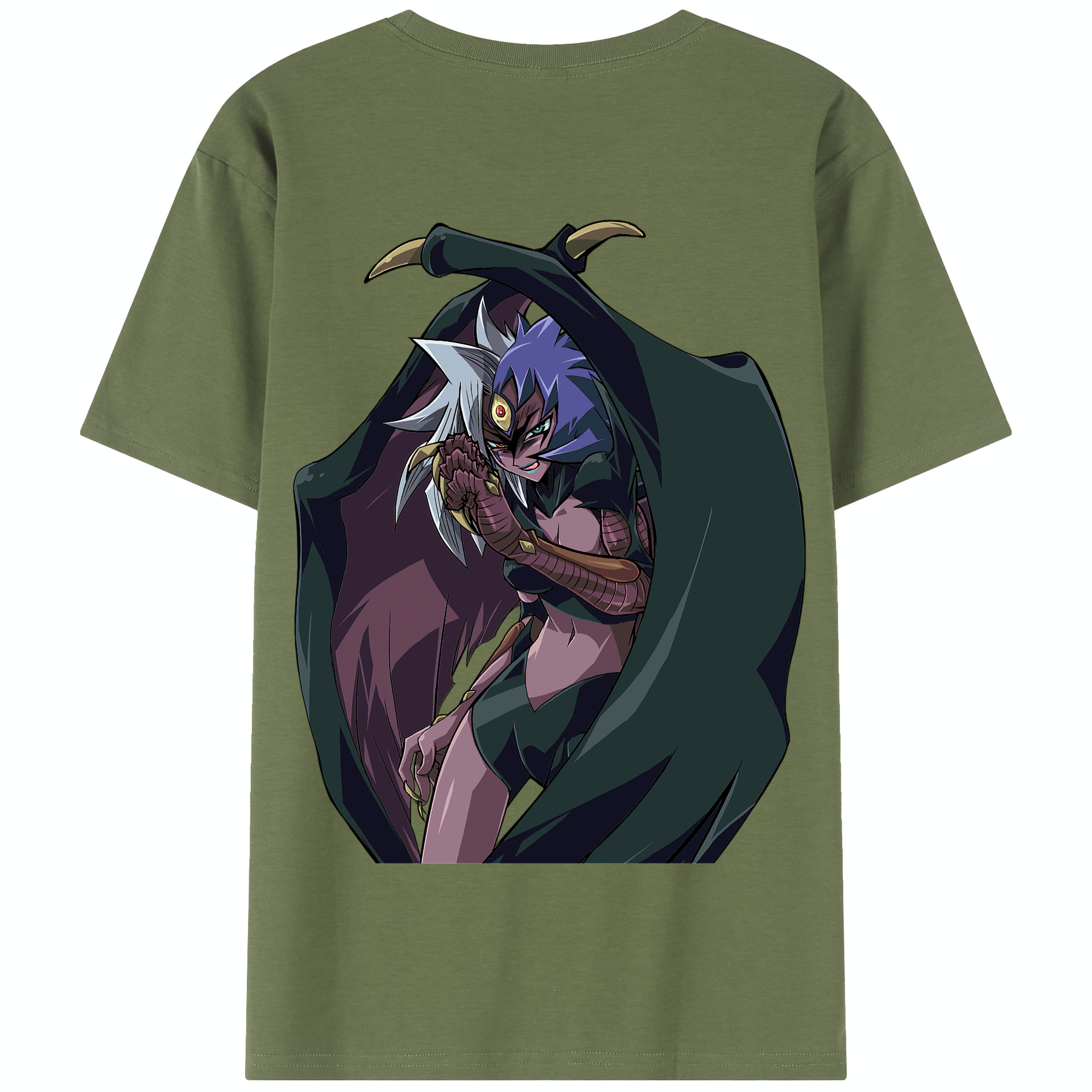 （画像用） 遊☆戯☆王 Yu-Gi-Oh! 綿100％半袖Tシャツ（背面プリント）